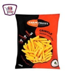 المجمدات فارم فريتس بطاطس مزجزجة 1ك