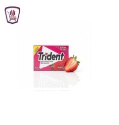 مخبوزات وحلويات ترايدنت لبان فراولة ب 15 ج