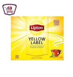 مشروبات ليبتون 100 فتلة شاي اسود 200 جم